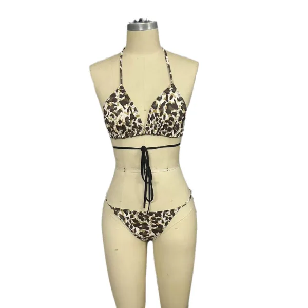 Strap Detail Bikini Set