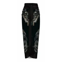 Black Wrapped Skirt