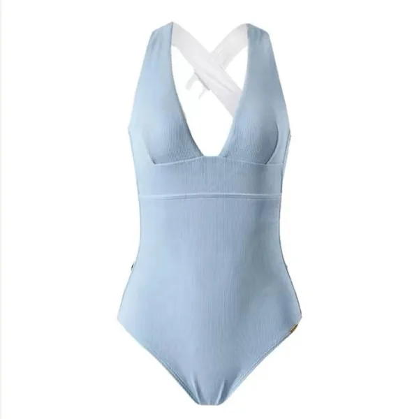 Classic Backless One-Piece Swimsuit