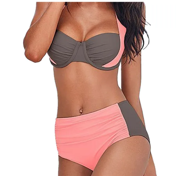 Halter High-Waist Bikini Set