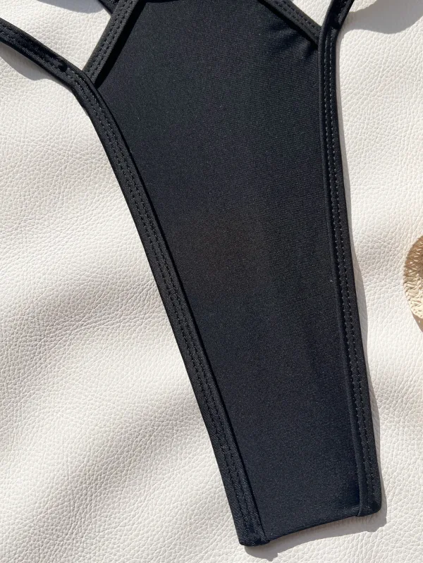 Classic Backless One-Piece Swimsuit
