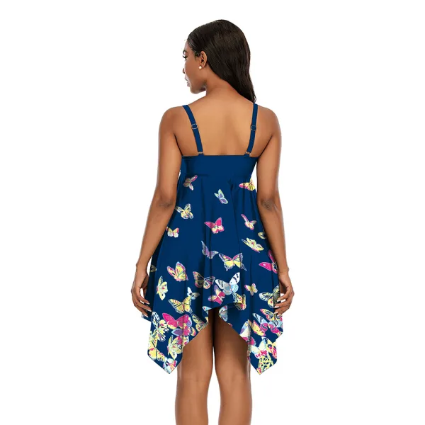 Classic Triangle Bikini Set with Nature-Inspired Prints