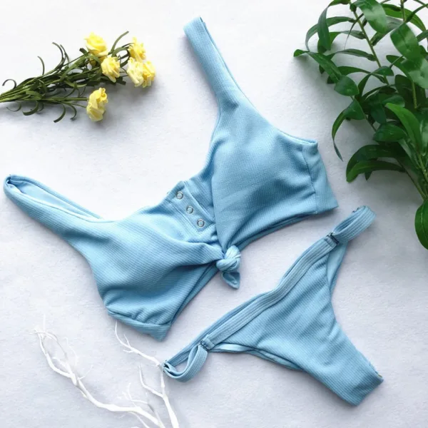 Classic Two-Piece Bikini with Supportive Padding