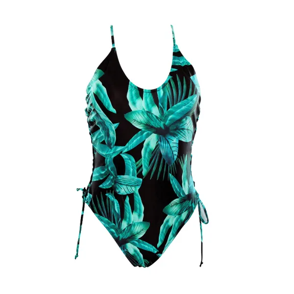 Botanical Print One-Piece Swimsuit