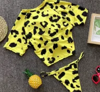 Yellow Leopard Print