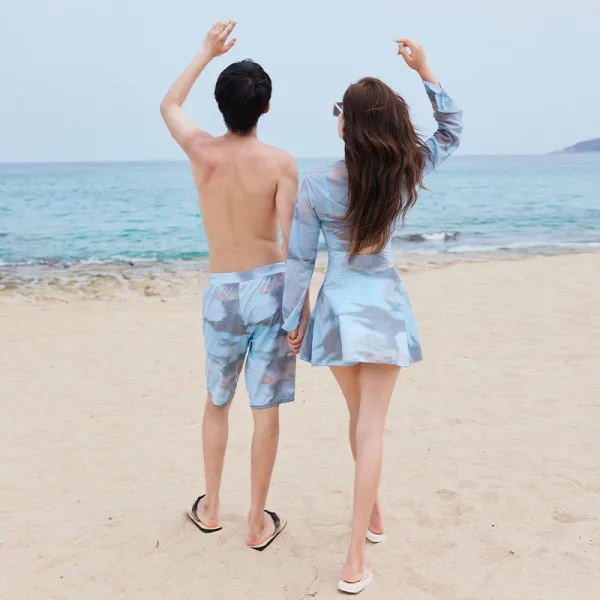 Coastal Blue One-Piece Swimsuit