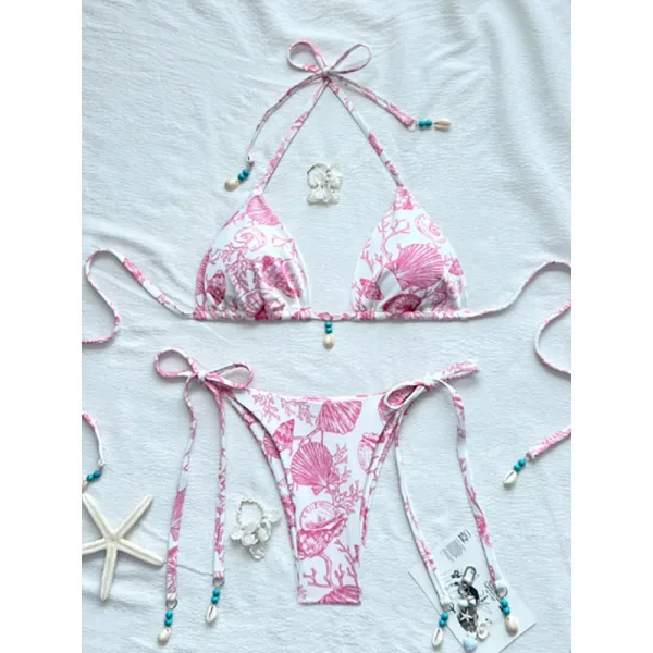 Floral Cami Two-Piece Bikini Set