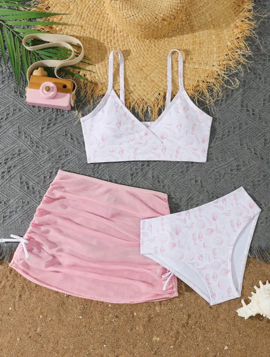 Floral Print Two-Piece Bikini Set