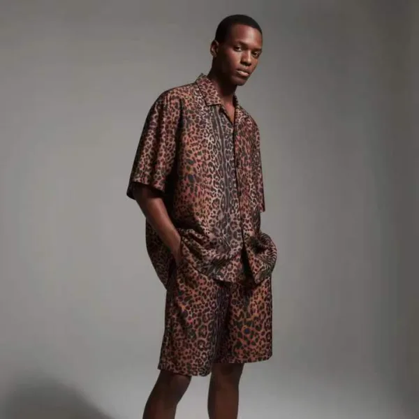 Essential Men's Swim Trunks in Animal Print
