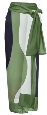Green Gauze Skirt
