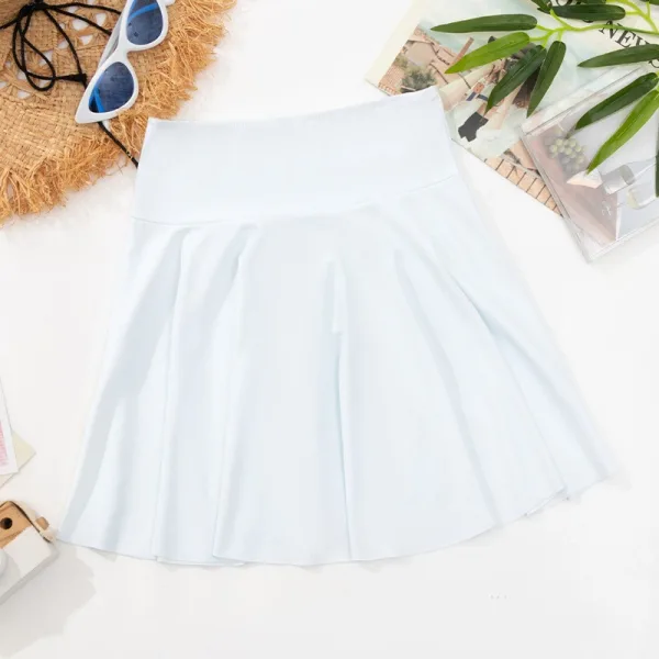 High-Waist Swim Skirt for Beach and Poolside