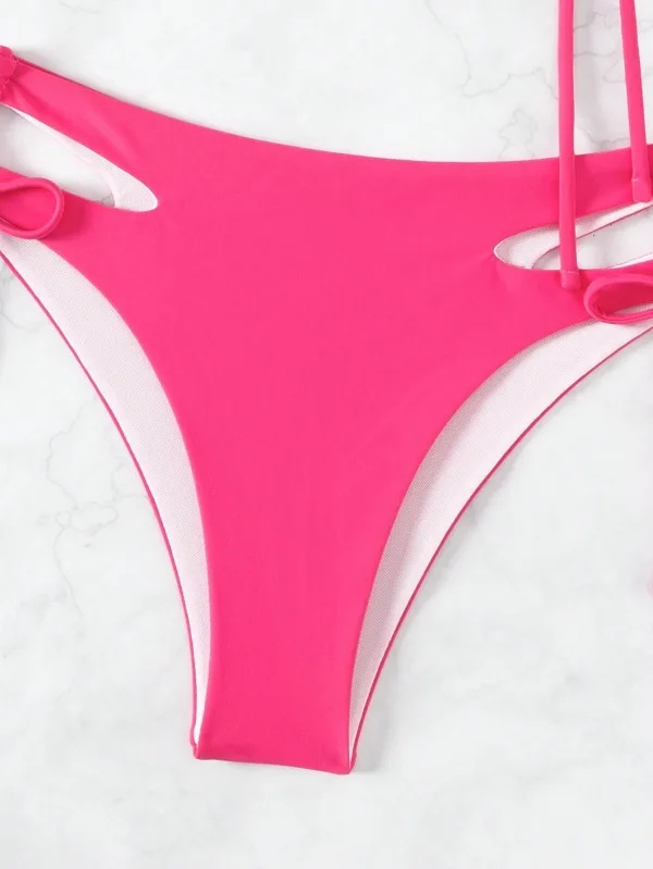 Three-Piece Bikini Set with Coordinating Cover-Up