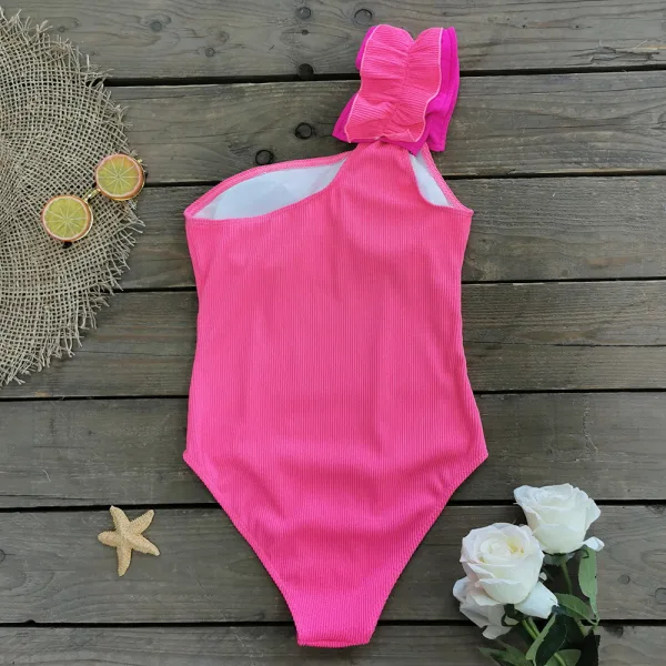 Astra One-Shoulder Cut-Out Swimsuit