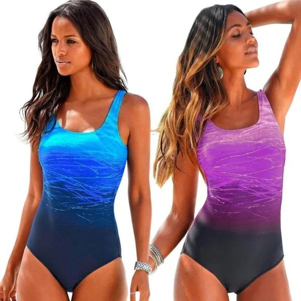 Classic Backless One-Piece Swimsuit
