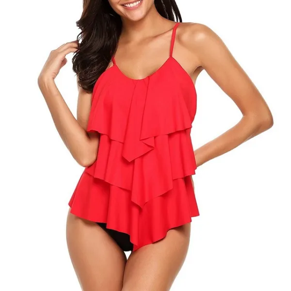 Multi-Layer One-Piece Swimsuit