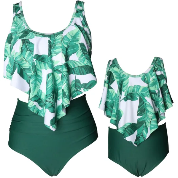 Ruffled One-Piece Swimsuit