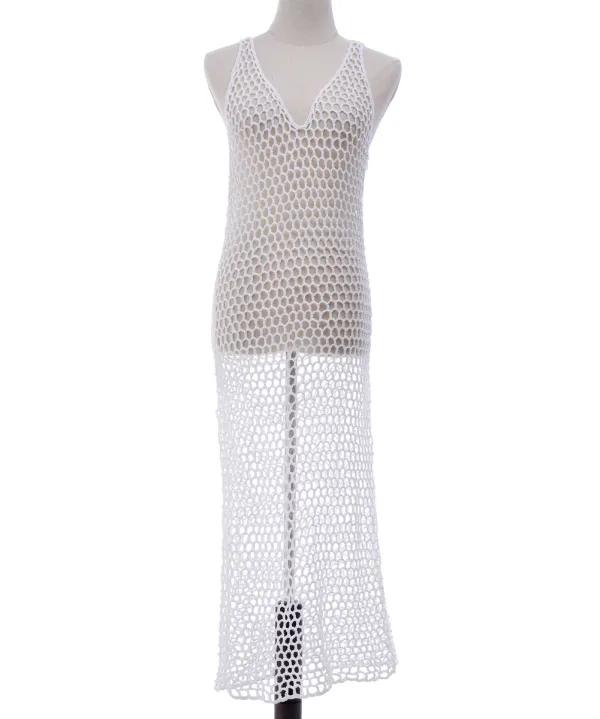 Knitted Fishnet Cutout Bikini Set