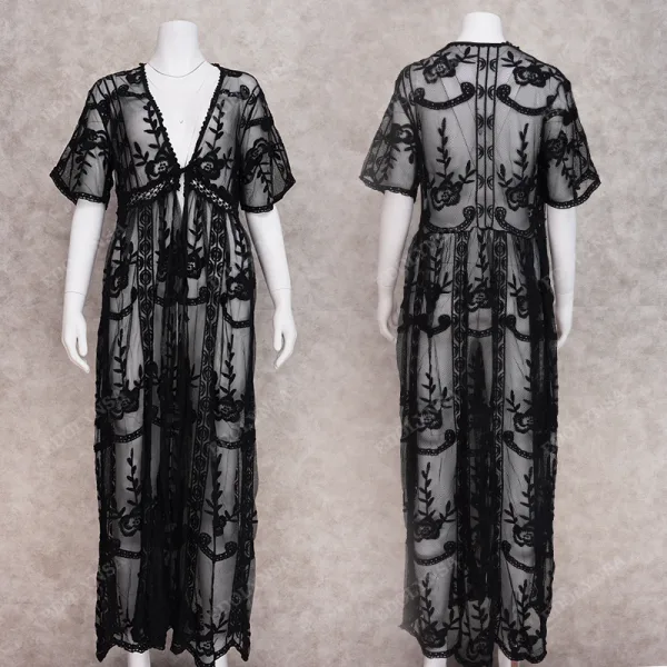 Lace Beach Cover-Up Kimono