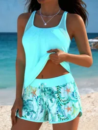Mhl Light Blue Turtle Print