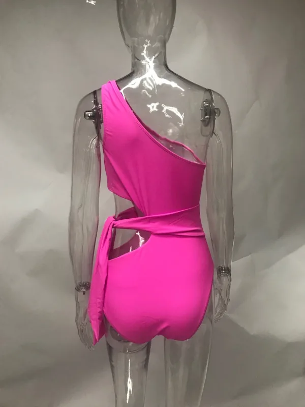 One-Shoulder Sculpting One-Piece Swimsuit