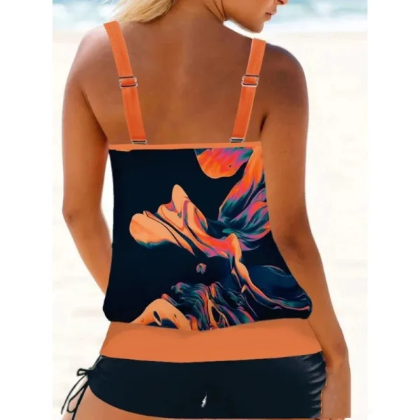 Simple Printed Bikini Set