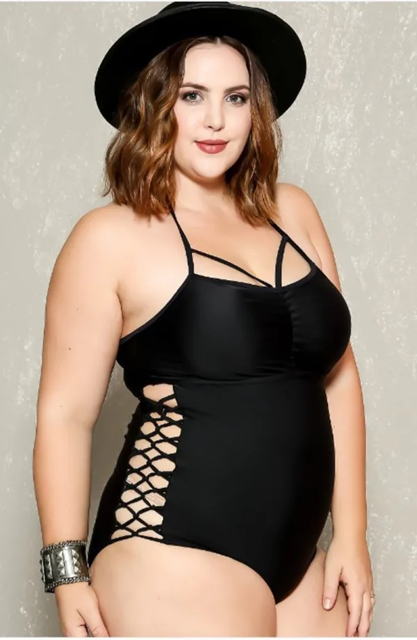 One-Piece Swimsuit with Supportive Underwire