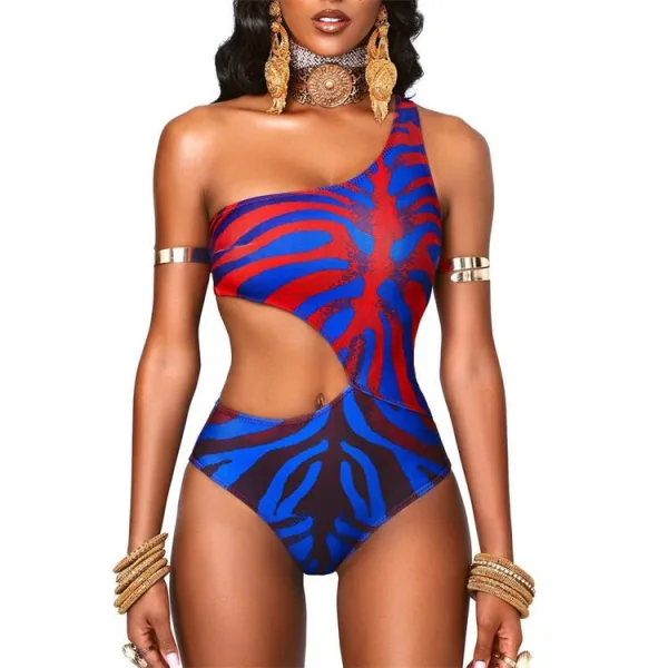 Serpent Print One-Piece Swimsuit