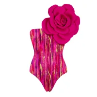 Pink Floral Swimsuit