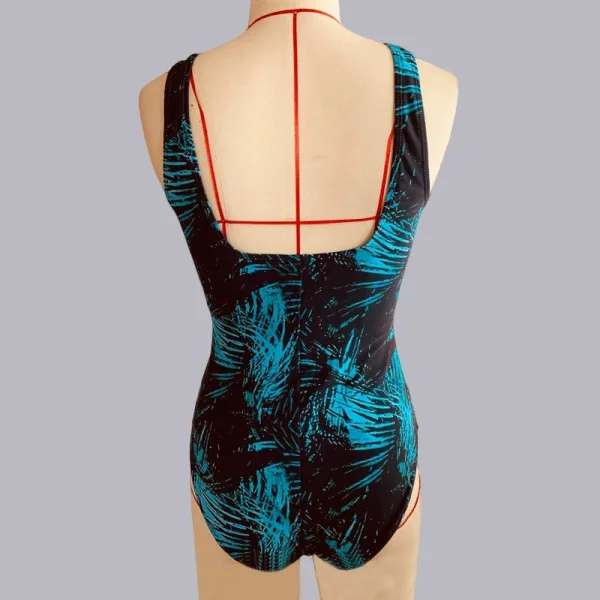 Minimalist Print One-Piece Swimsuit