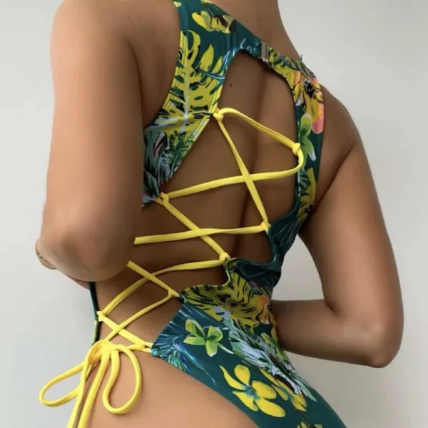 Luna Open-Back One-Piece Swimsuit