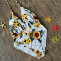 Sunflower On White