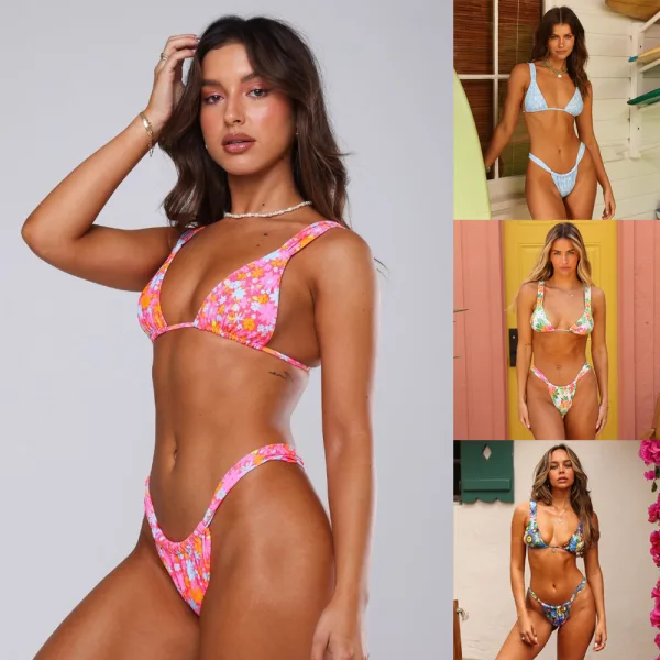 Split Strap Bikini Set