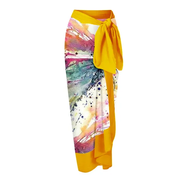 Classic Yellow One-Piece Swimsuit