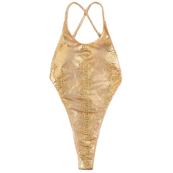 Sereia Minimalist Gold Bikini Set
