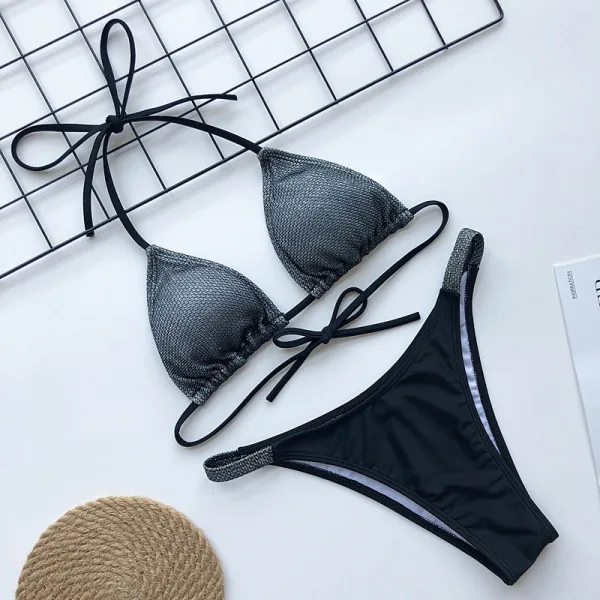 Aurelia Rhinestone Embellished Bikini Set
