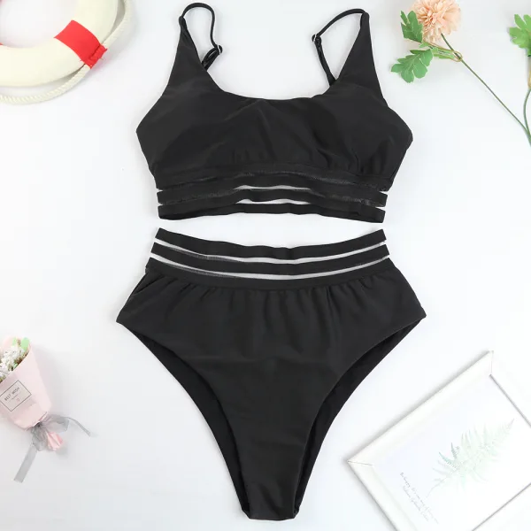 Aura High-Waist Bikini Set