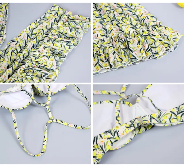 Sereia Chiffon Beach Blouse and Bikini Set