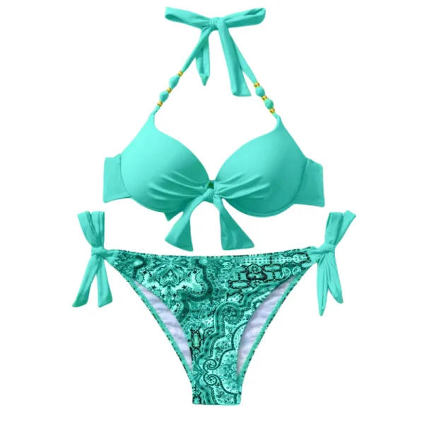 Classic Printed Bikini Set