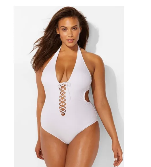 Minimalist Solid One-Piece Swimsuit