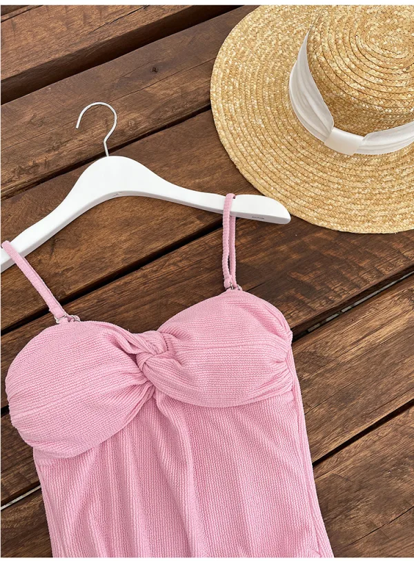 Minimalist Suspender One-Piece Swimsuit