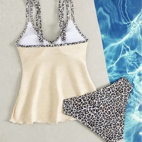 Rivulet Pattern Two-Piece Bikini Set