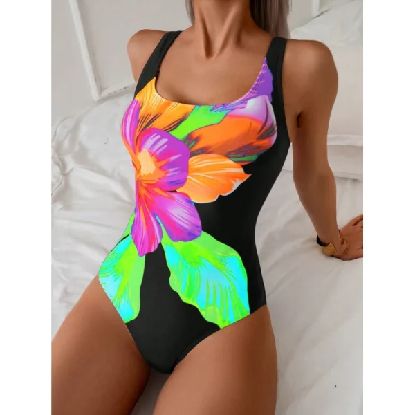Classic Printed One-Piece Swimsuit