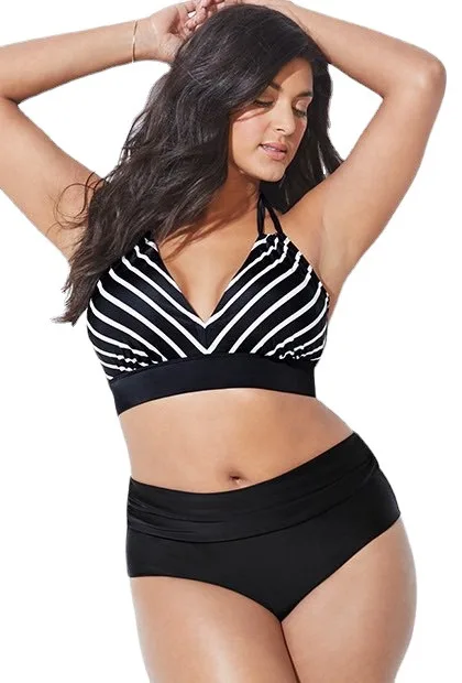 Classic High-Waist Bikini Set
