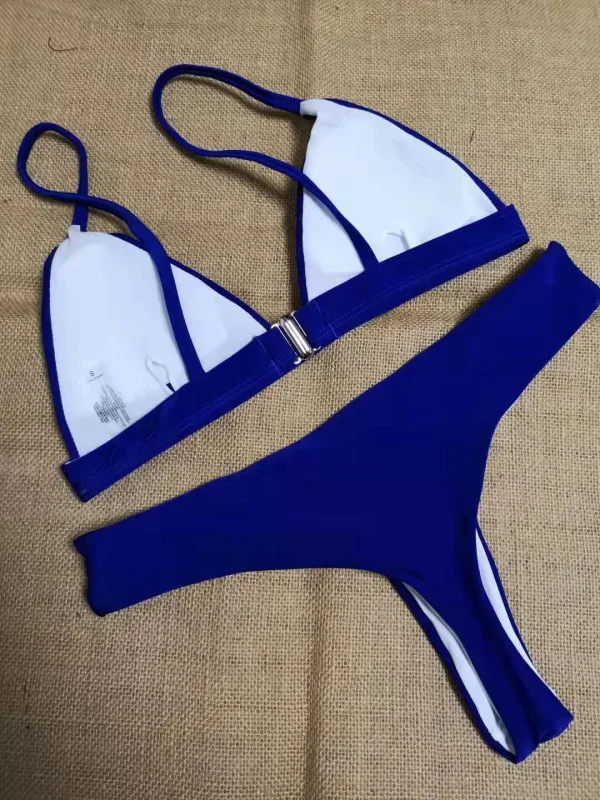 Classic Solid Bikini Set