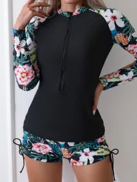 Black And White Flowers