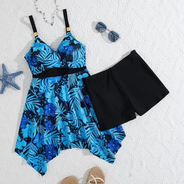 Adeline Printed Tummy-Control Two-Piece Swimsuit