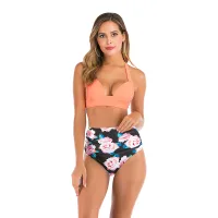 Orange Flower Pants
