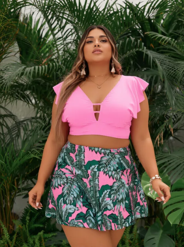 Classic Two-Piece Swimsuit Set