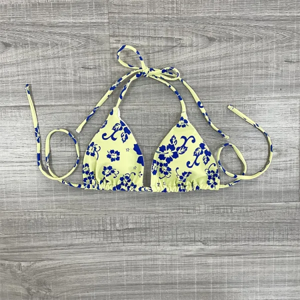 Abstract Print Two-Piece Bikini Set