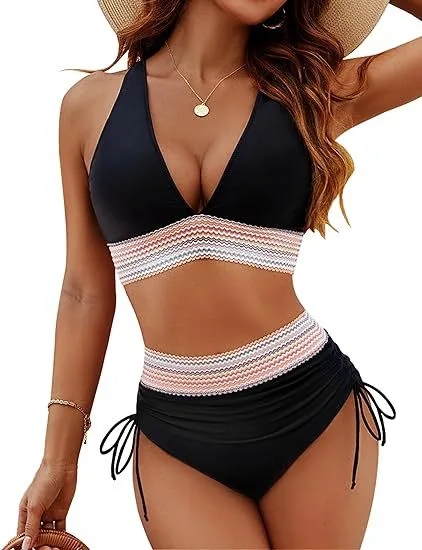 Classic High-Waist Bikini Set
